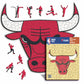 Chicago Bulls™ Logo - Puzzle di Legno