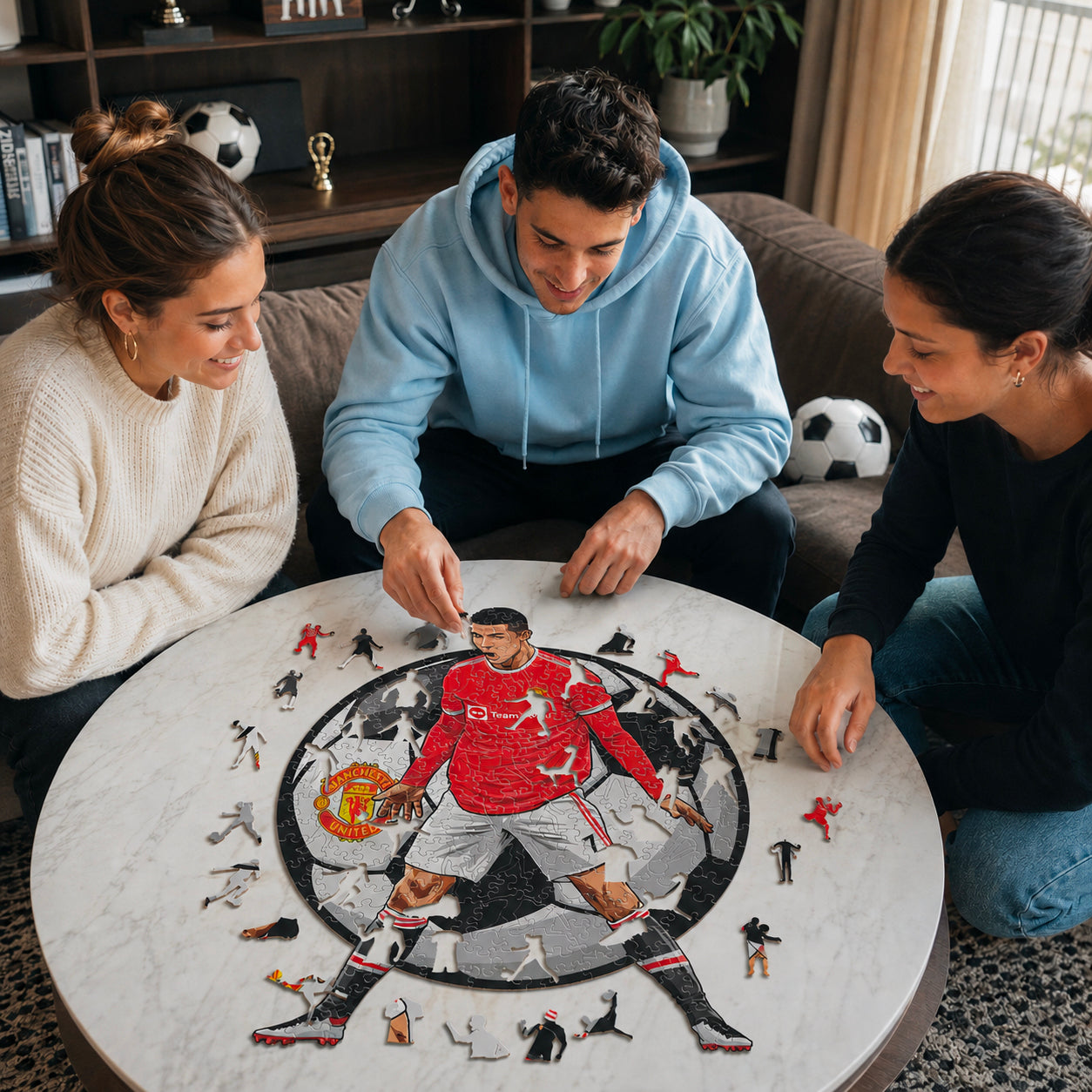 Cristiano Ronaldo - Puzzle di Legno