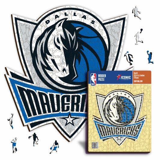 Dallas Mavericks™ Logo - Puzzle di Legno