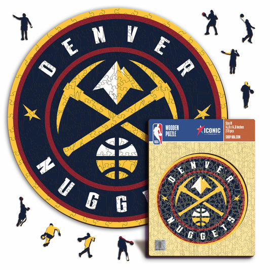 Denver Nuggets™ Logo - Puzzle di Legno