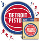 Detroit Pistons™ Logo - Puzzle di Legno