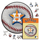 Houston Astros™ Palla - Puzzle di Legno
