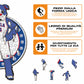 Philadelphia 76ers™ Mascotte - Puzzle di Legno