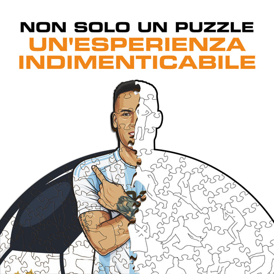 Lautaro Martinez - Puzzle di Legno