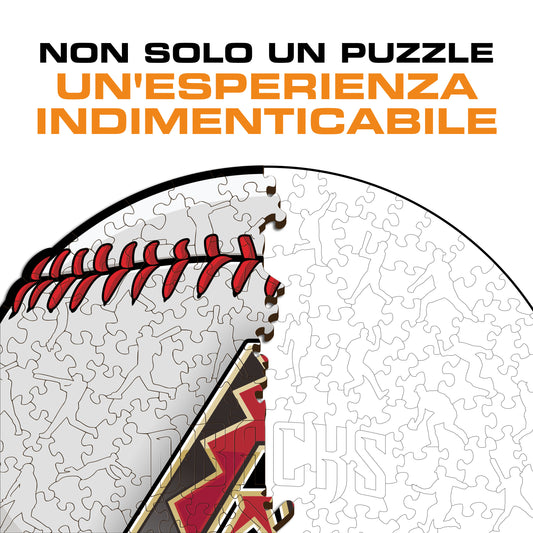 Arizona Diamondbacks™ Palla - Puzzle di Legno