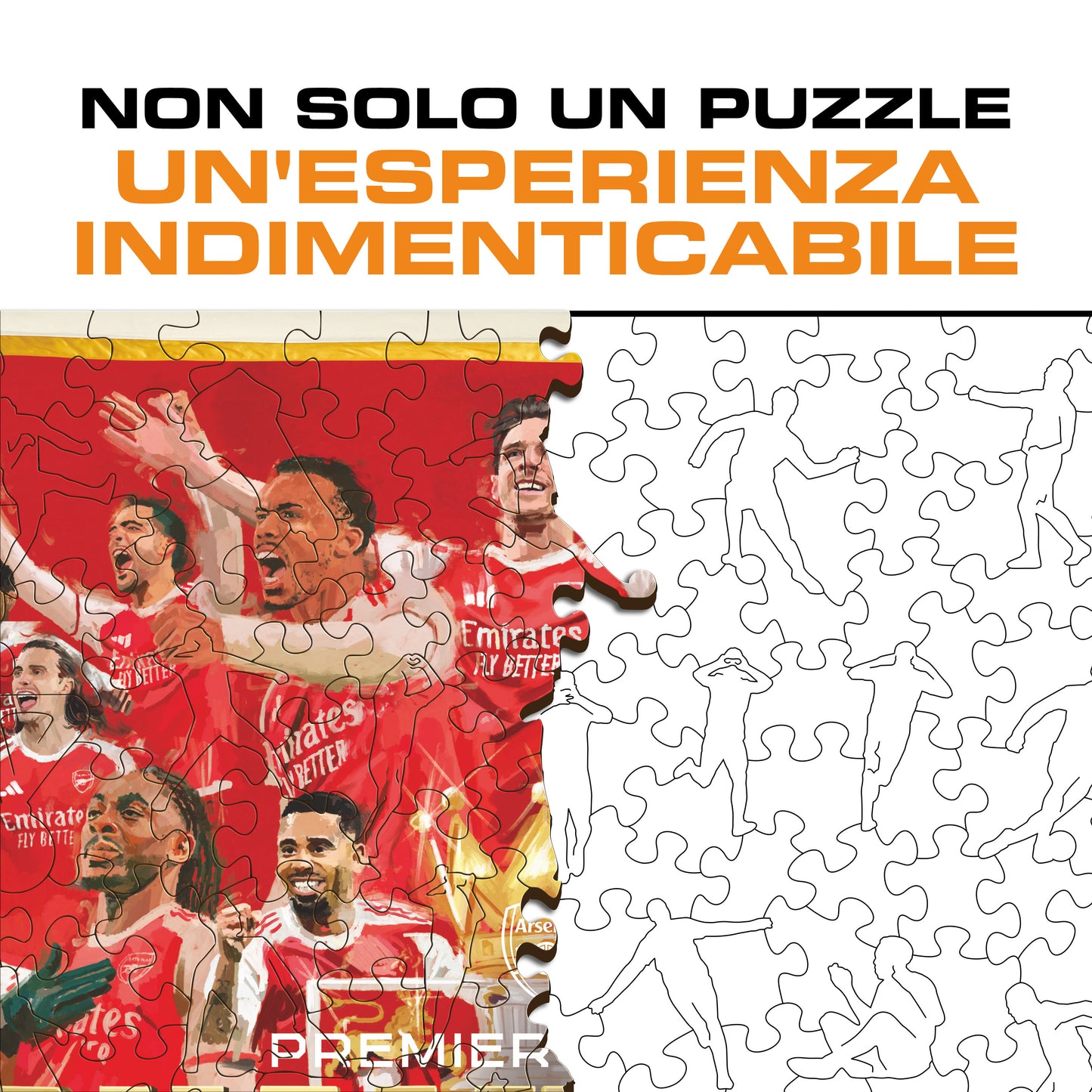 Arsenal® Premier League Champions 25/26 - Puzzle di Legno