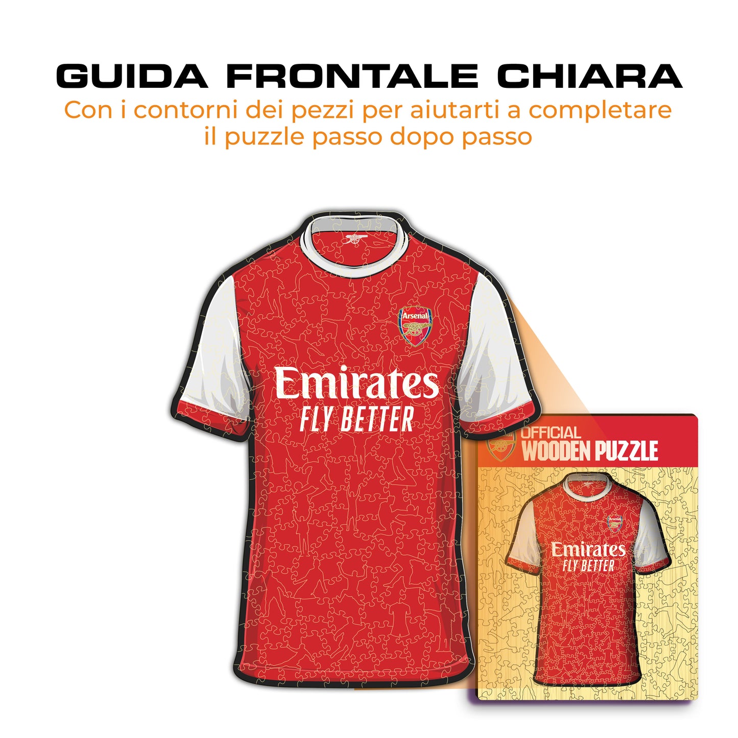 Maglia Arsenal® - Puzzle di Legno