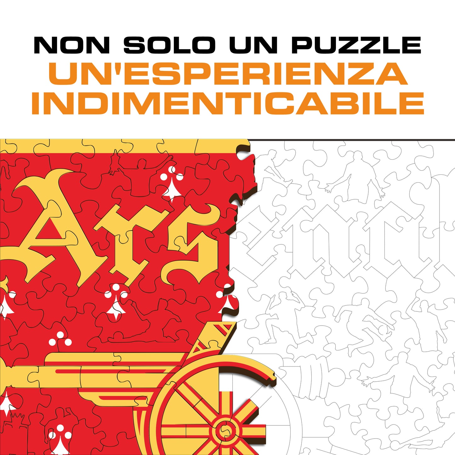 Logo Retro Arsenal® - Puzzle di Legno