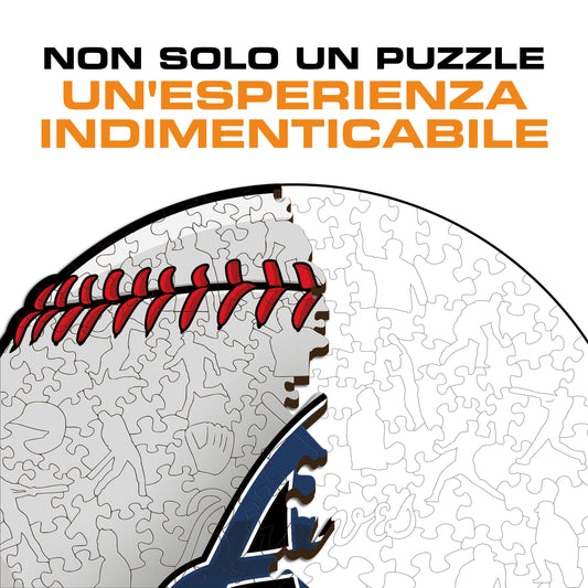 Atlanta Braves™ Palla - Puzzle di Legno
