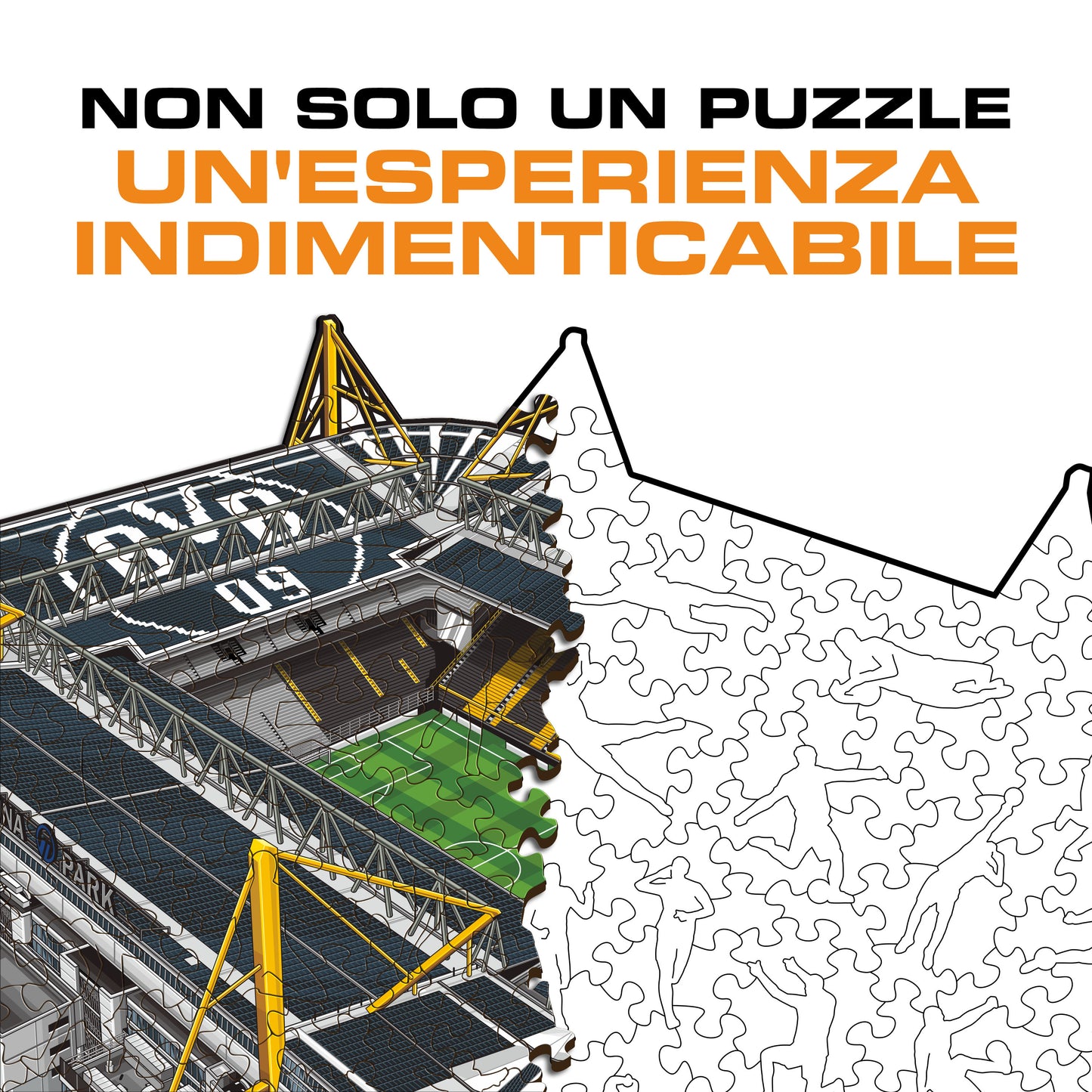 Borussia Dortmund® Signal Iduna Park Puzzle di Legno
