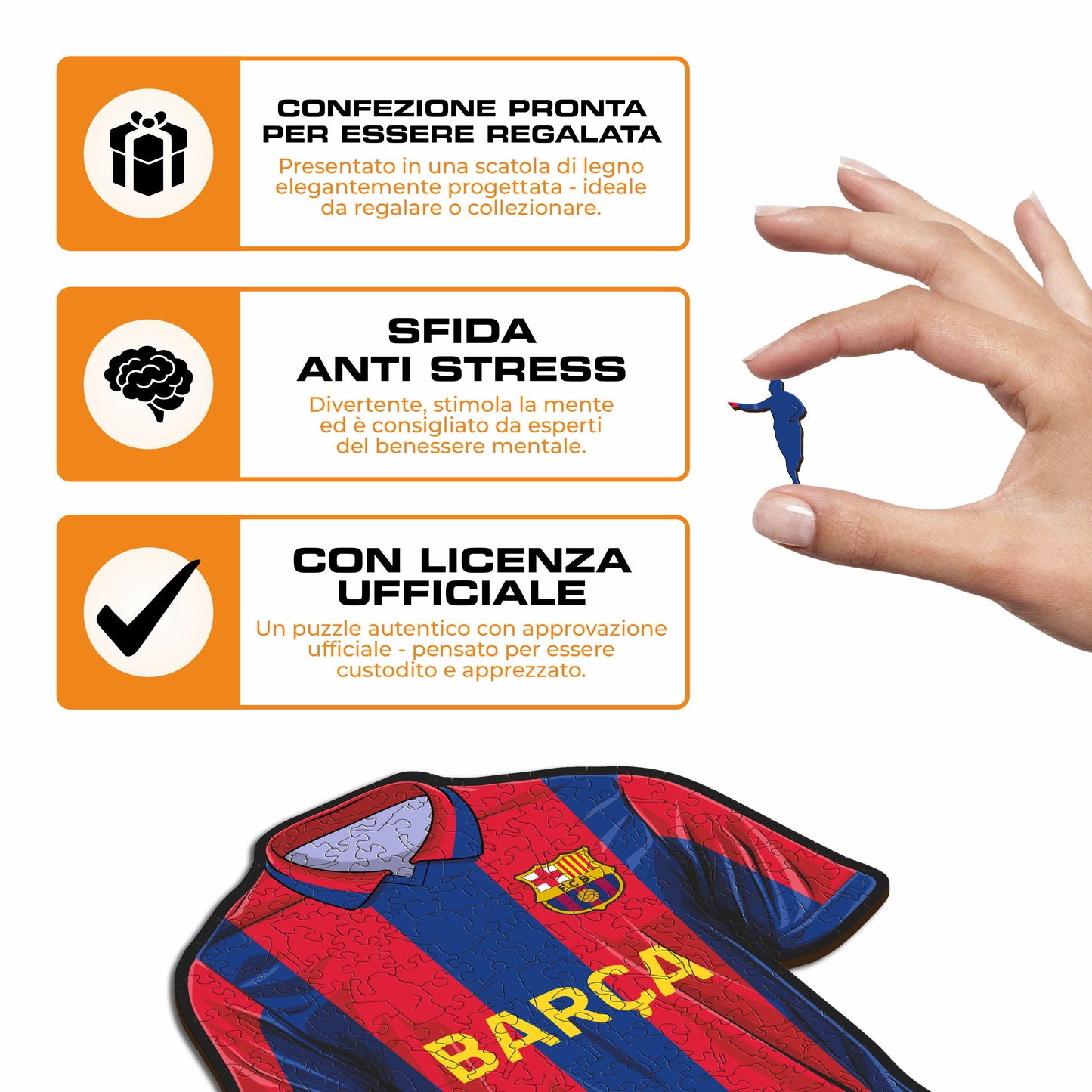 Maglia FC Barcelona® - Puzzle di Legno