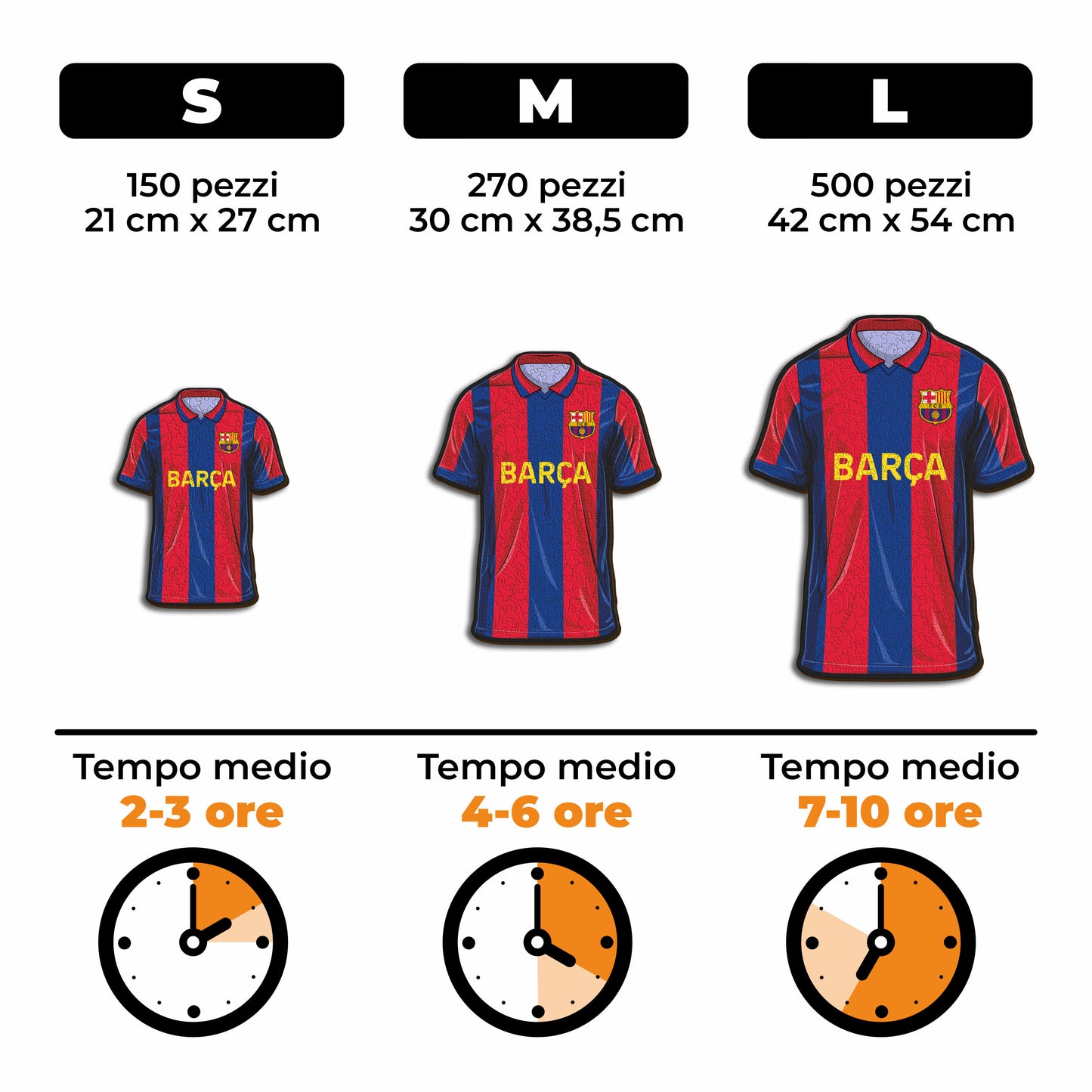 Maglia FC Barcelona® - Puzzle di Legno