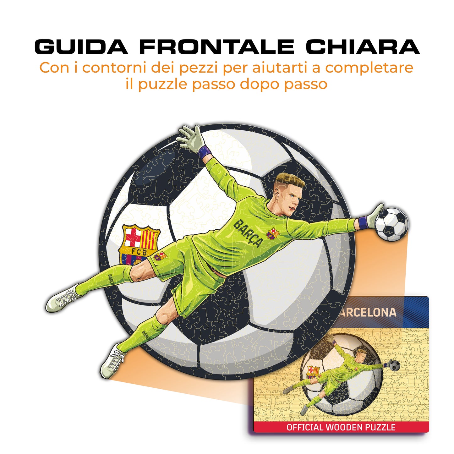 Ter Stegen - Puzzle di Legno