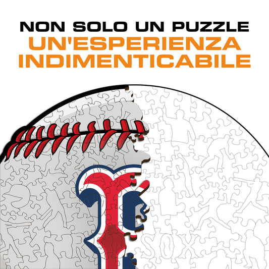 Boston Red Sox™ Palla - Puzzle di Legno