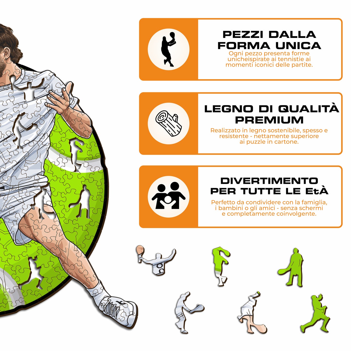 Flavio Cobolli - Puzzle di Legno