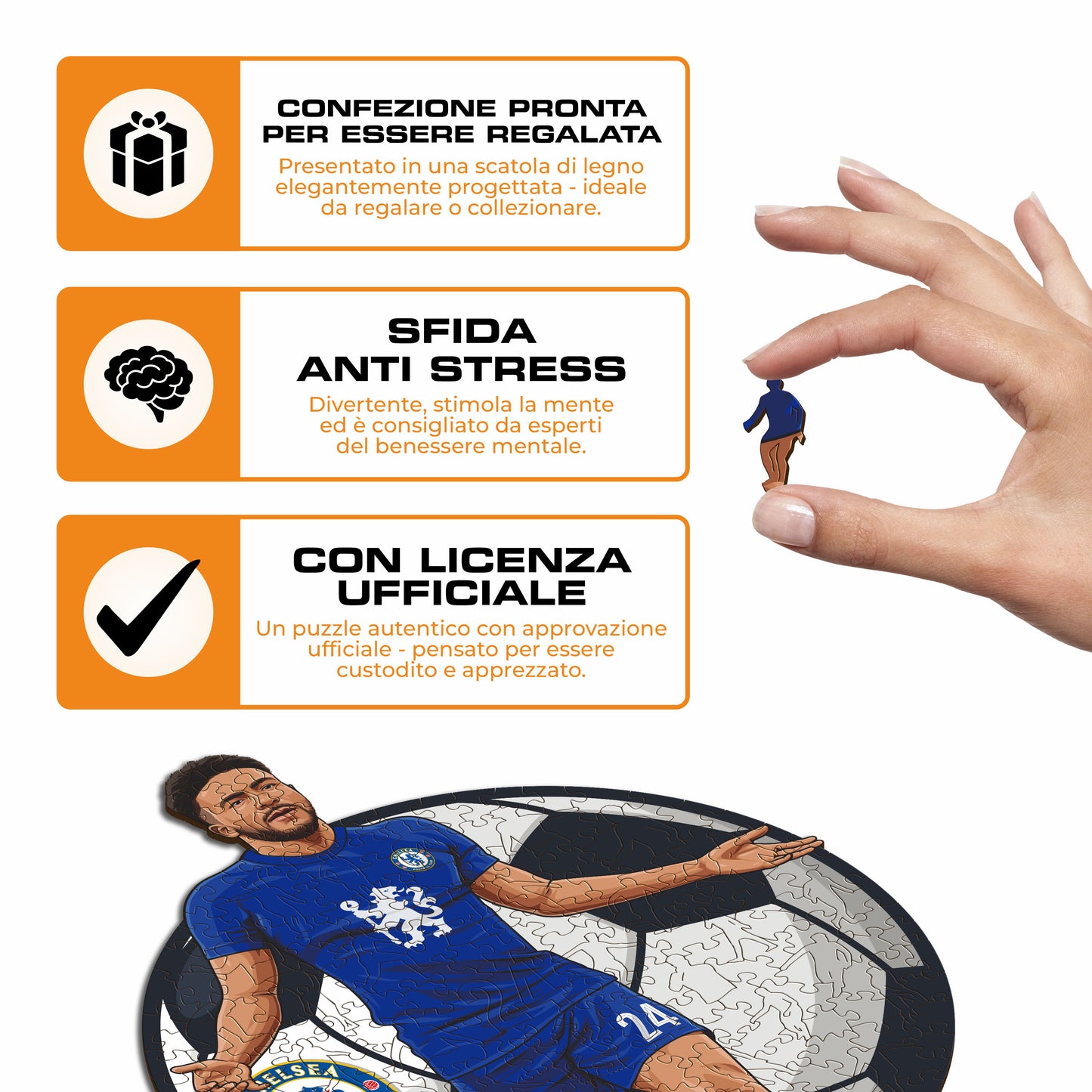 Reece James - Puzzle di Legno