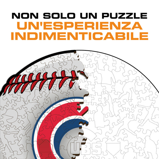 Chicago Cubs™ Palla - Puzzle di Legno