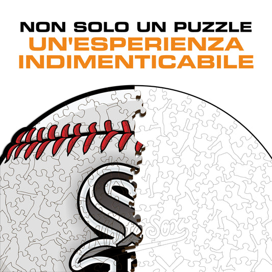 Chicago White Sox™ Palla - Puzzle di Legno