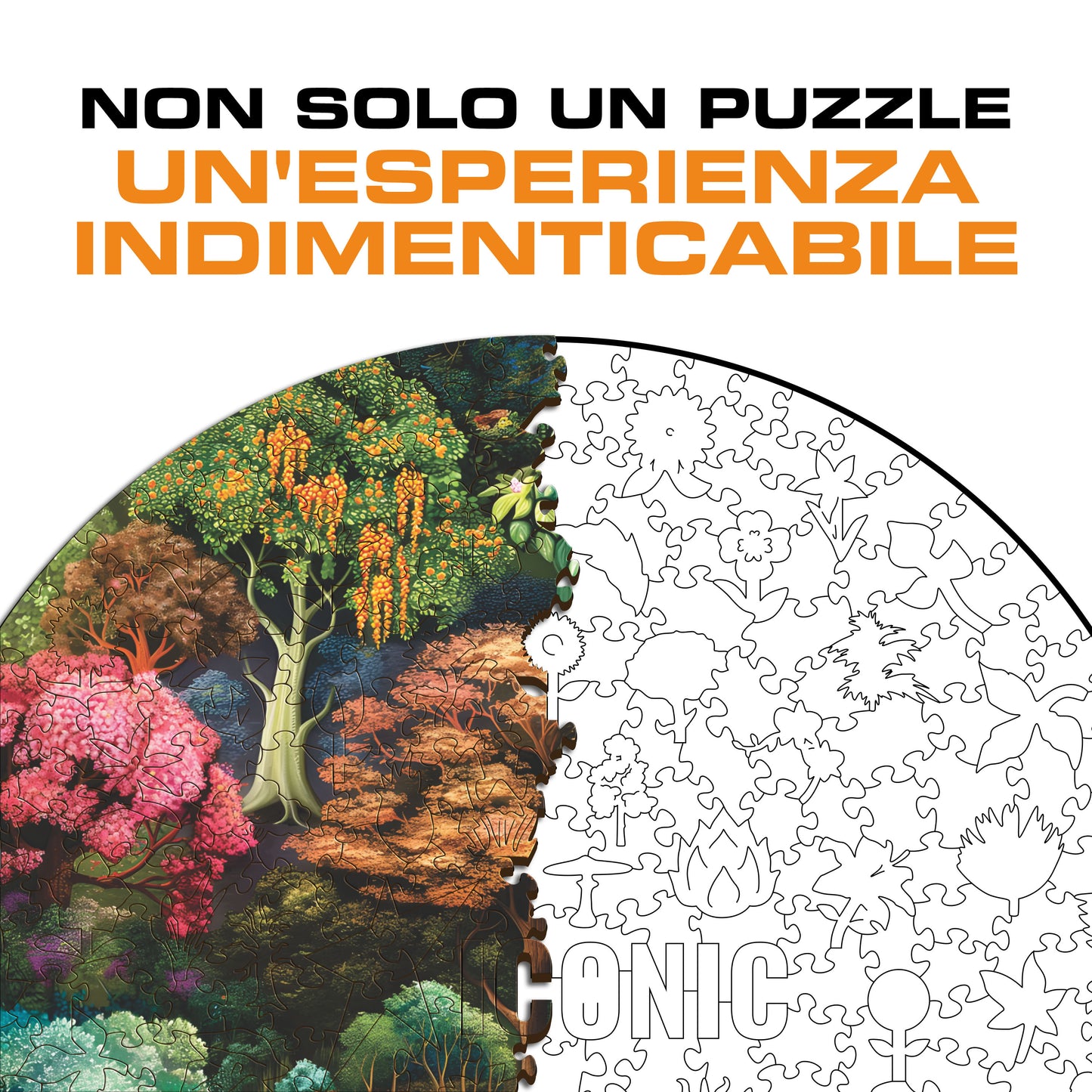 Sorgente Mistica - Puzzle di Legno