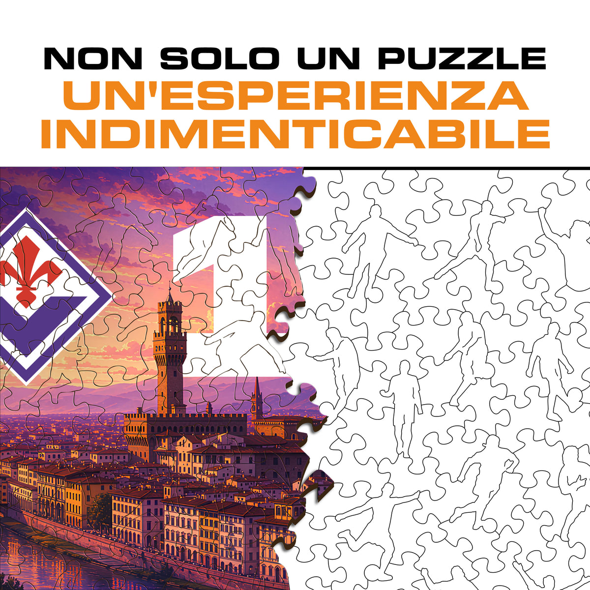Centenario ACF Fiorentina® Puzzle di Legno