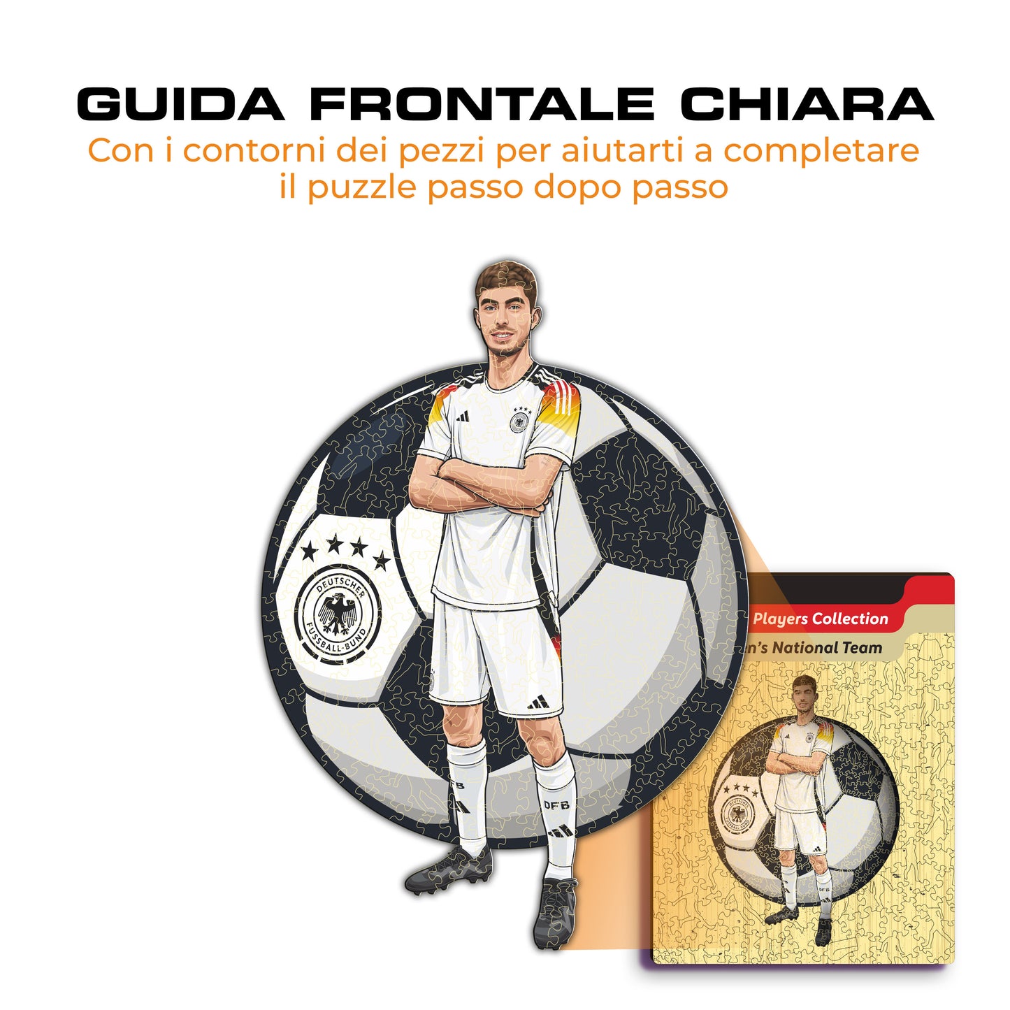 Kai Havertz - Puzzle di Legno