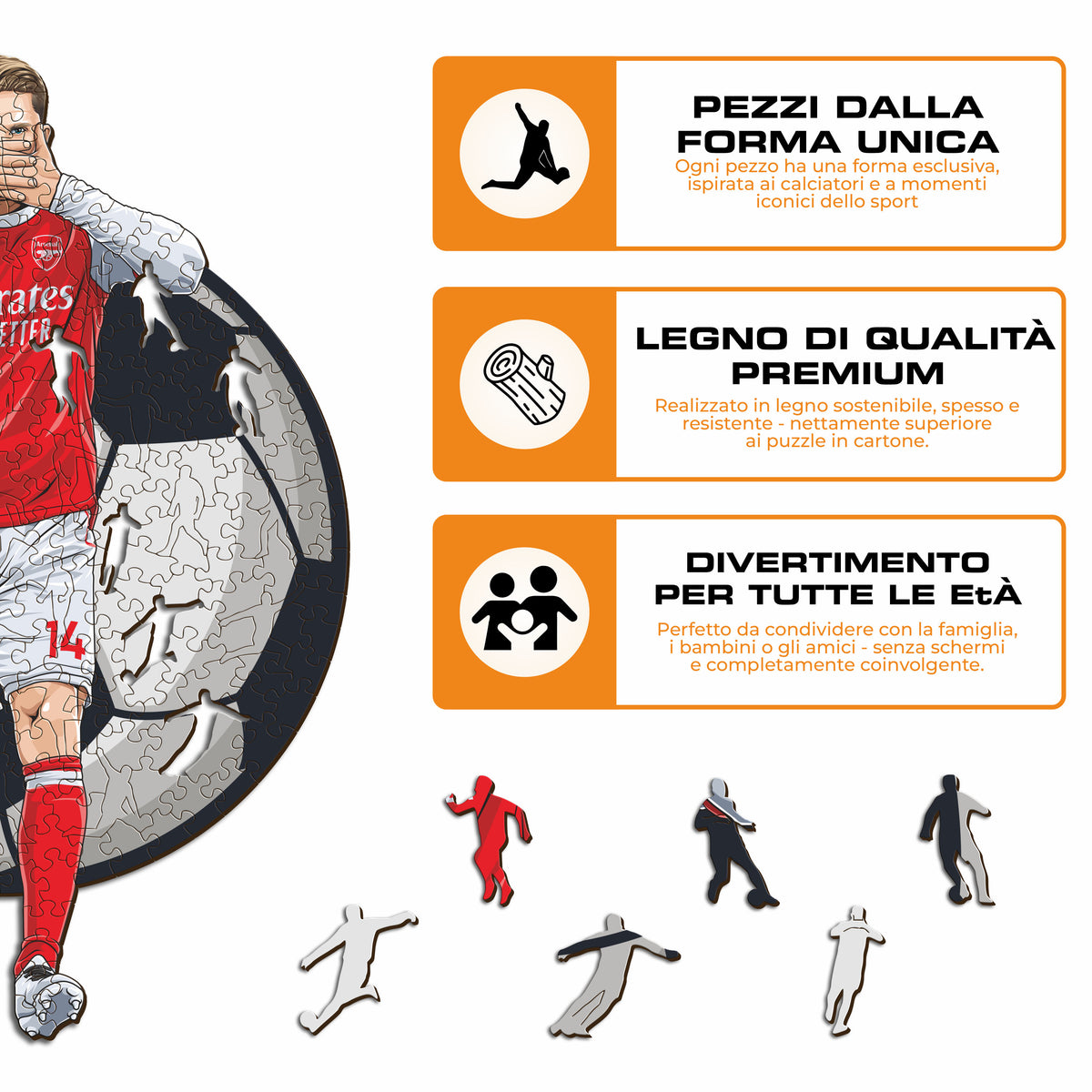Viktor Gyökeres Puzzle di Legno