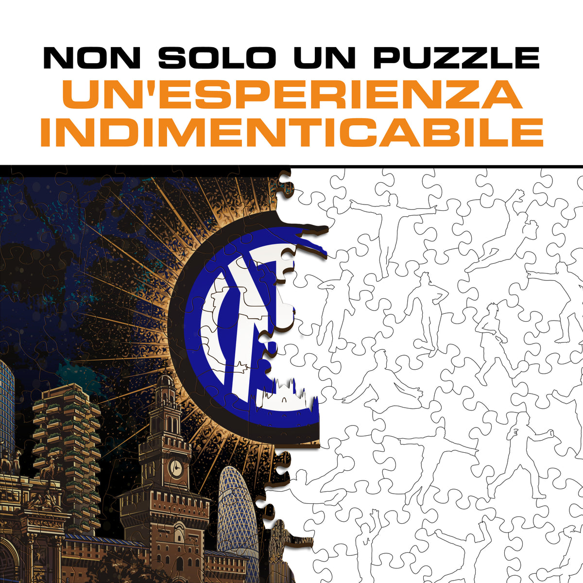 Skyline Inter® Puzzle di Legno