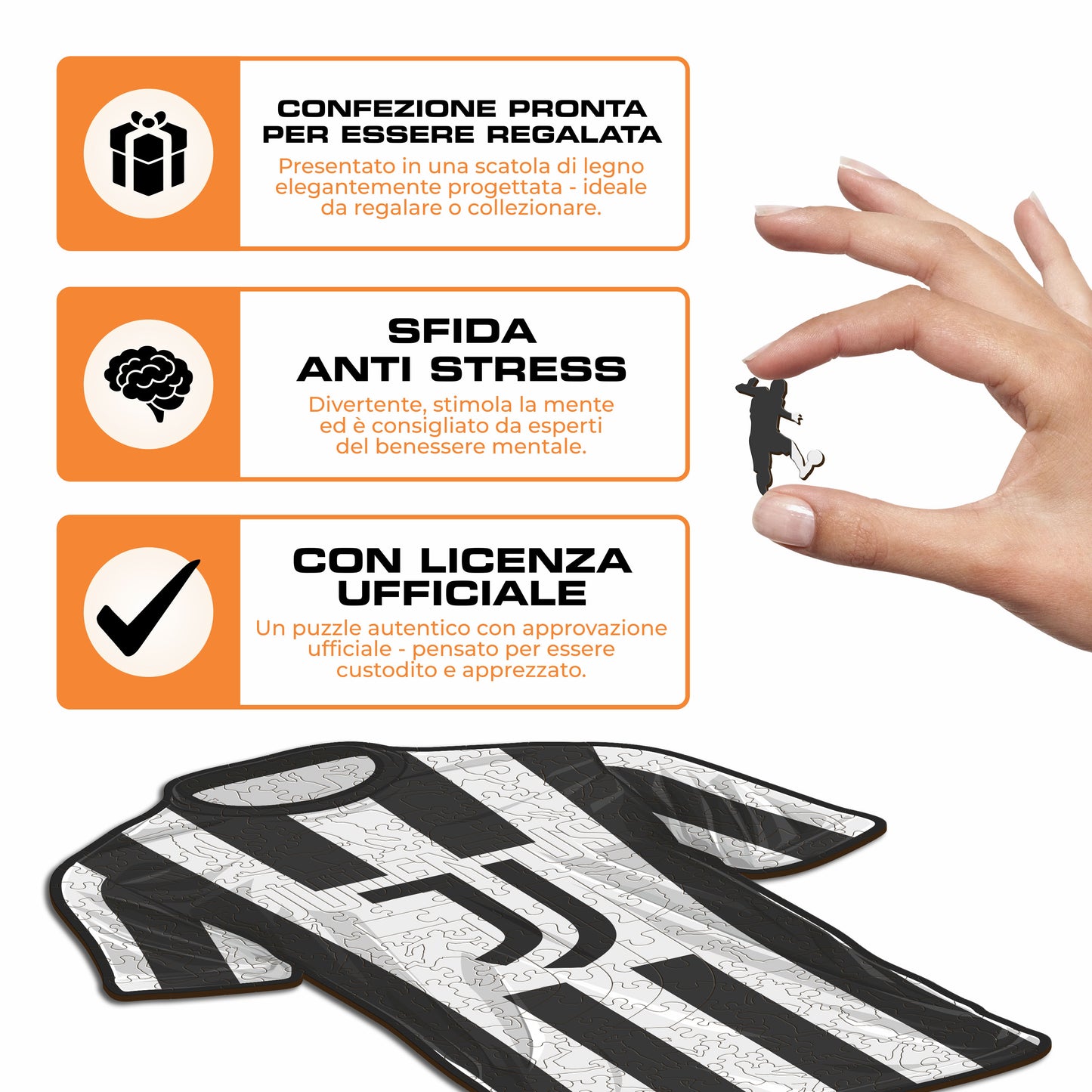 Maglia Juventus® - Puzzle di Legno