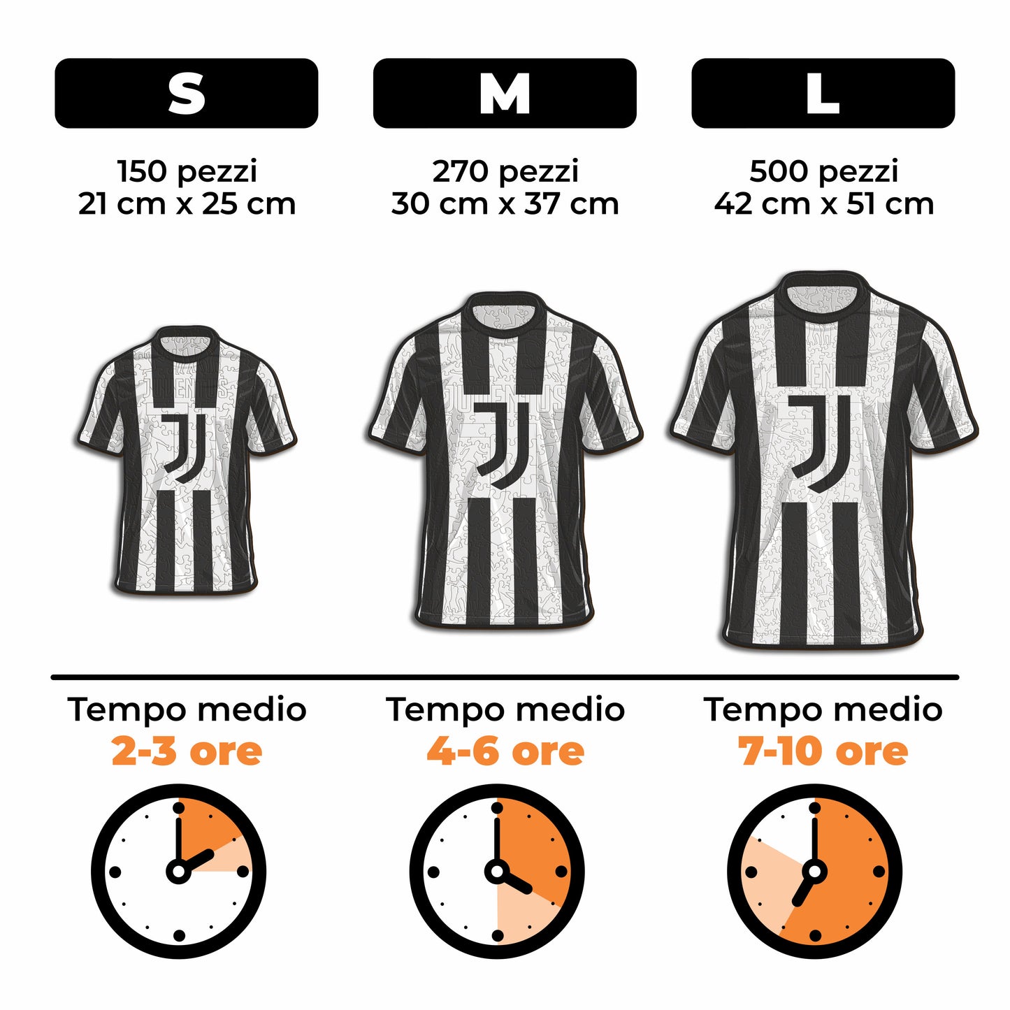 Maglia Juventus® - Puzzle di Legno
