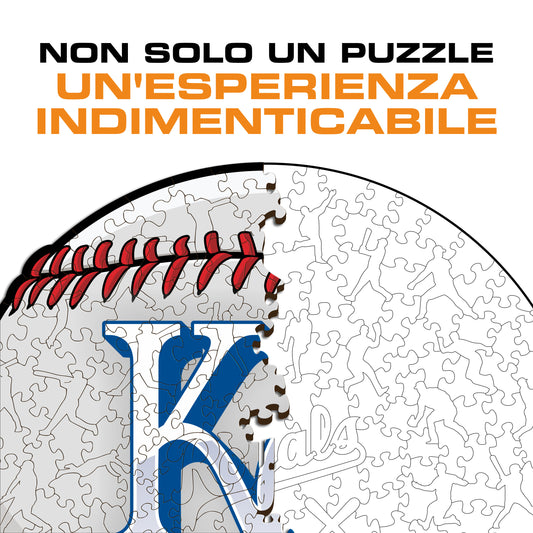 Kansas City Royals™ Palla - Puzzle di Legno
