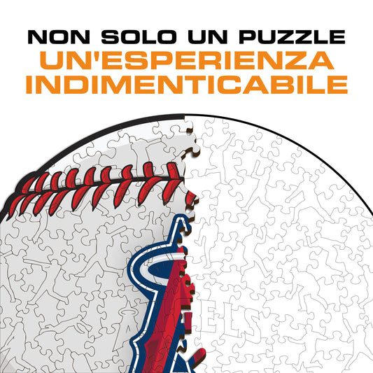 Los Angeles Angels™ Palla - Puzzle di Legno