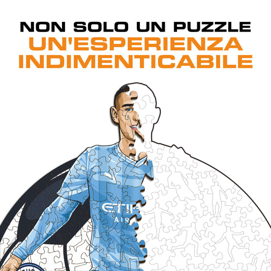Phil Foden - Puzzle di Legno