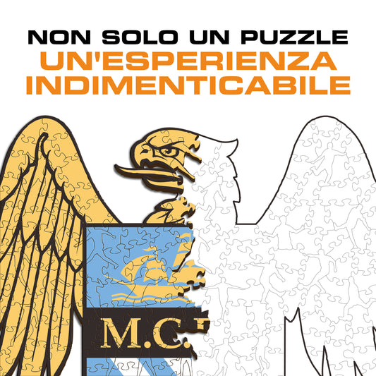 Retro Logo Manchester City® - Puzzle di Legno