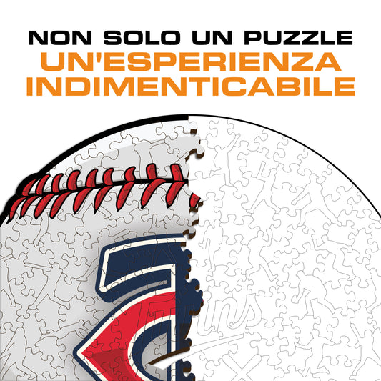 Minnesota Twins™ Palla - Puzzle di Legno