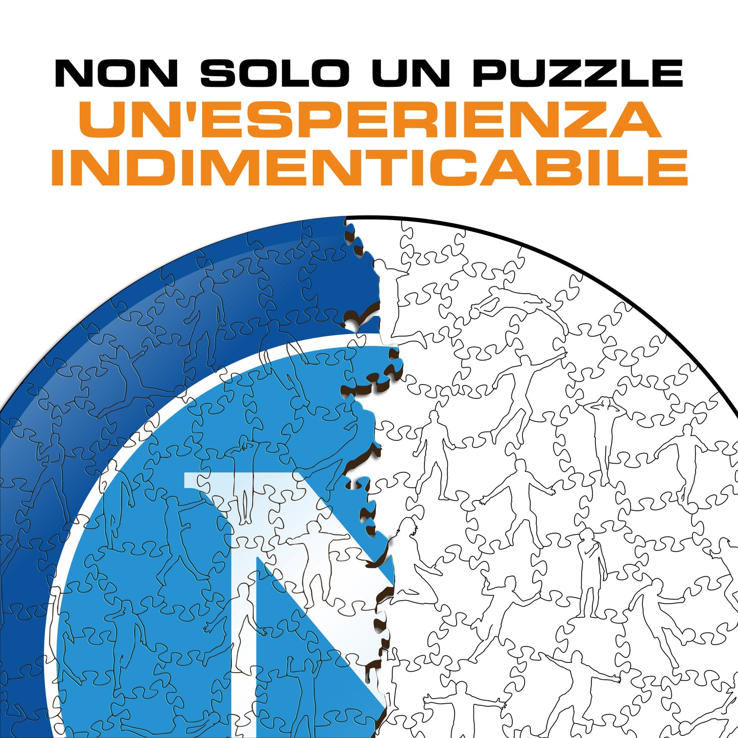 SSC Napoli® Logo - Puzzle di Legno