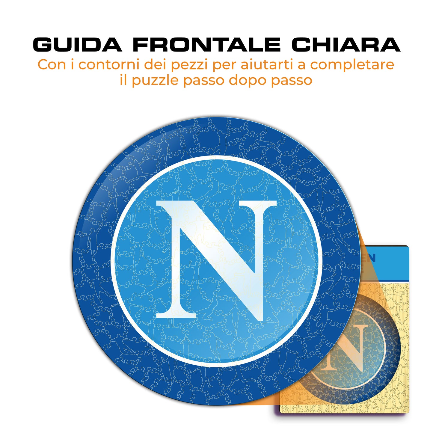 SSC Napoli® Logo - Puzzle di Legno