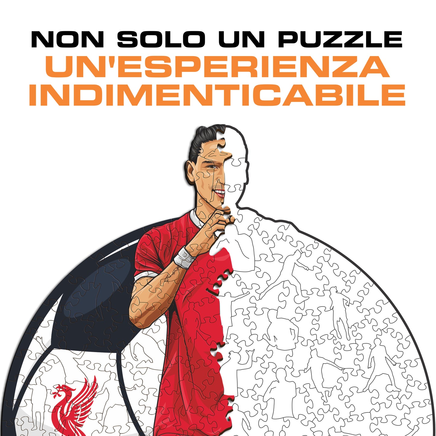 Darwin Nuñez - Puzzle di Legno