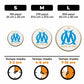 Logo Olympique de Marseille® - Puzzle di Legno