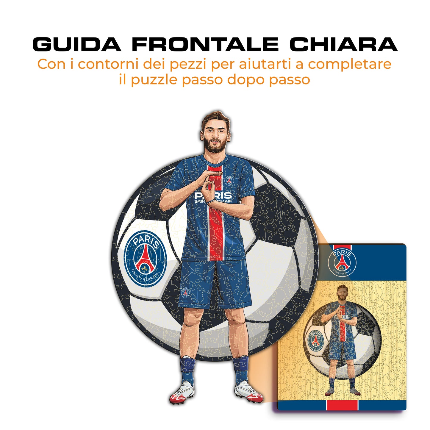 Khvicha Kvaratskhelia - Puzzle di Legno
