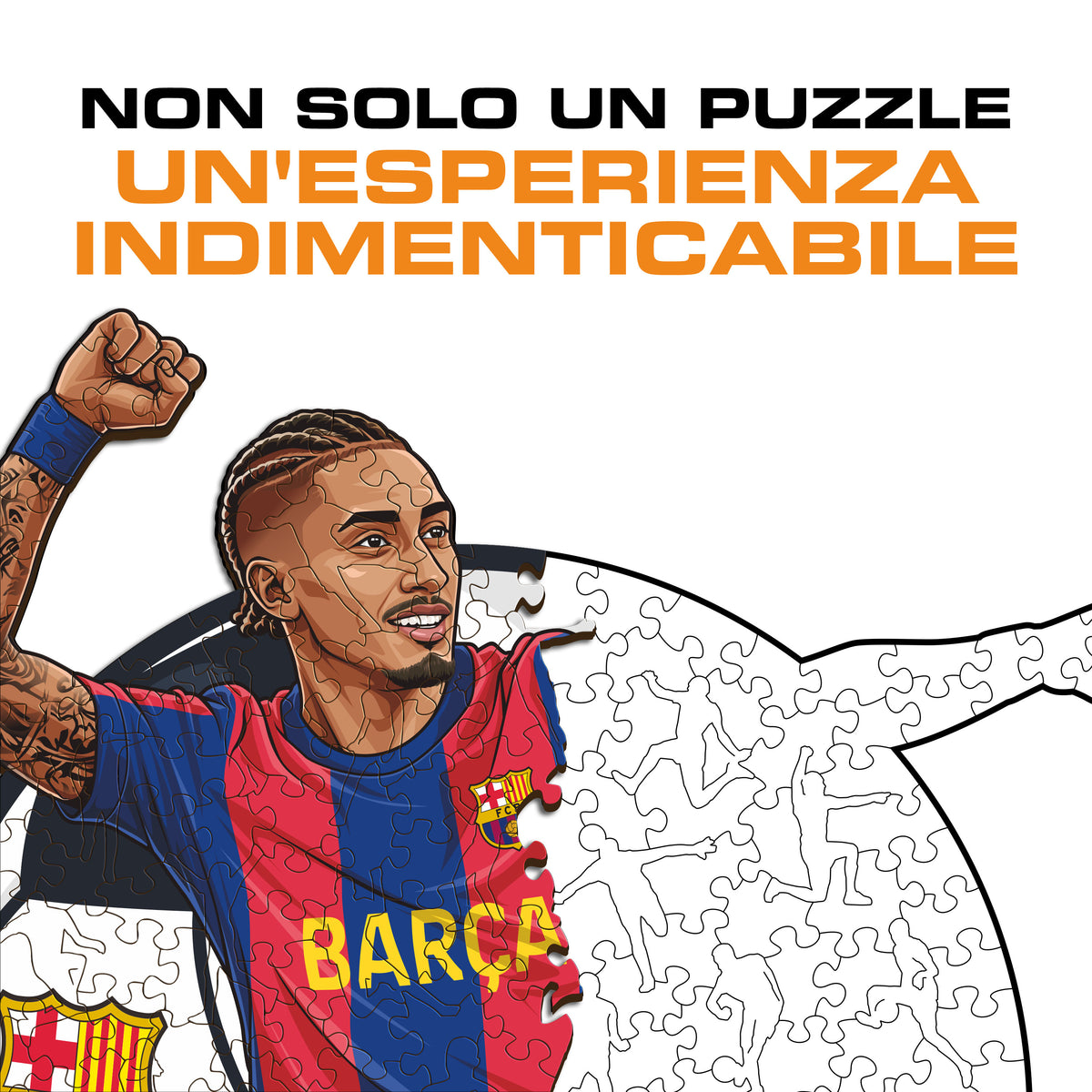 Raphinha Puzzle di Legno