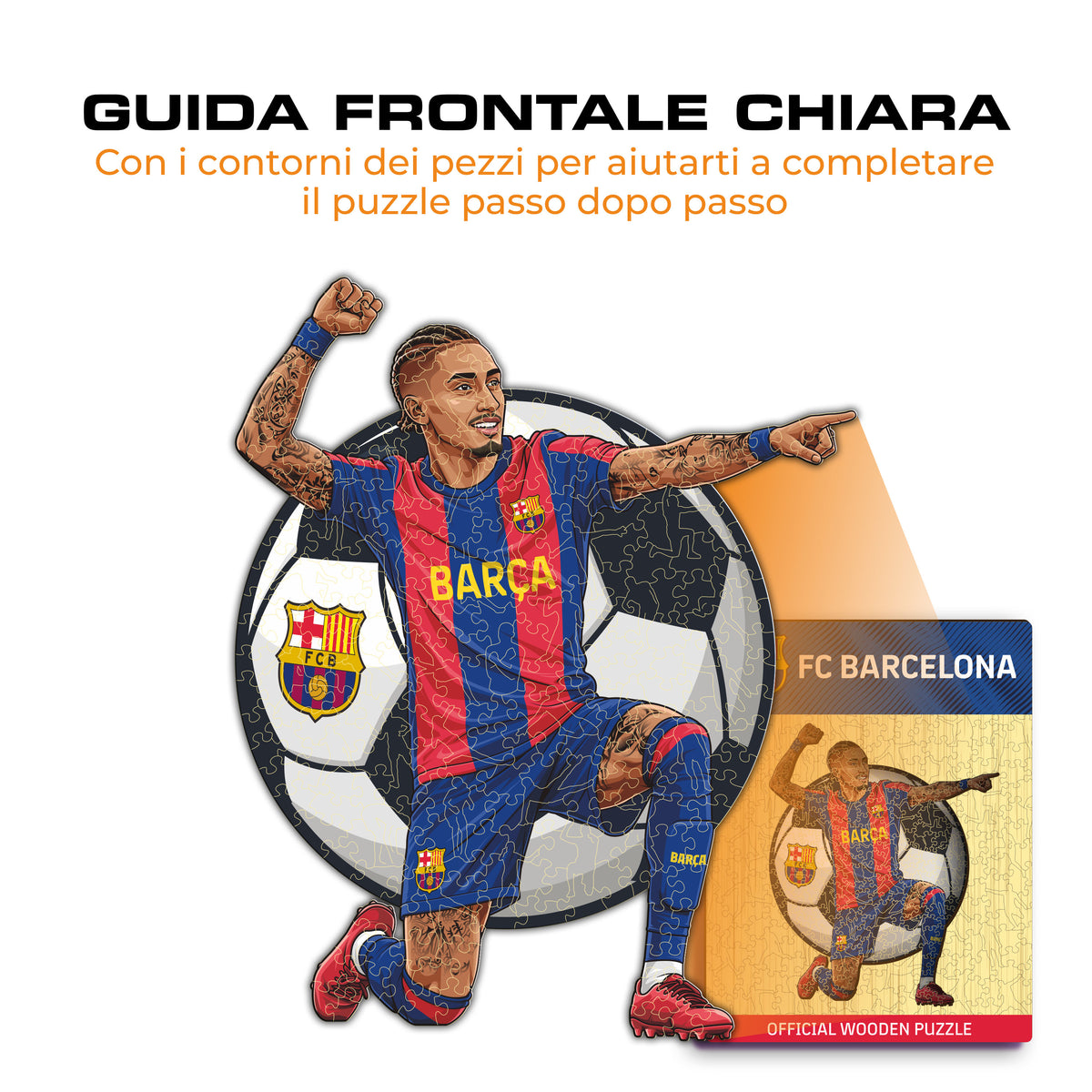 Raphinha Puzzle di Legno