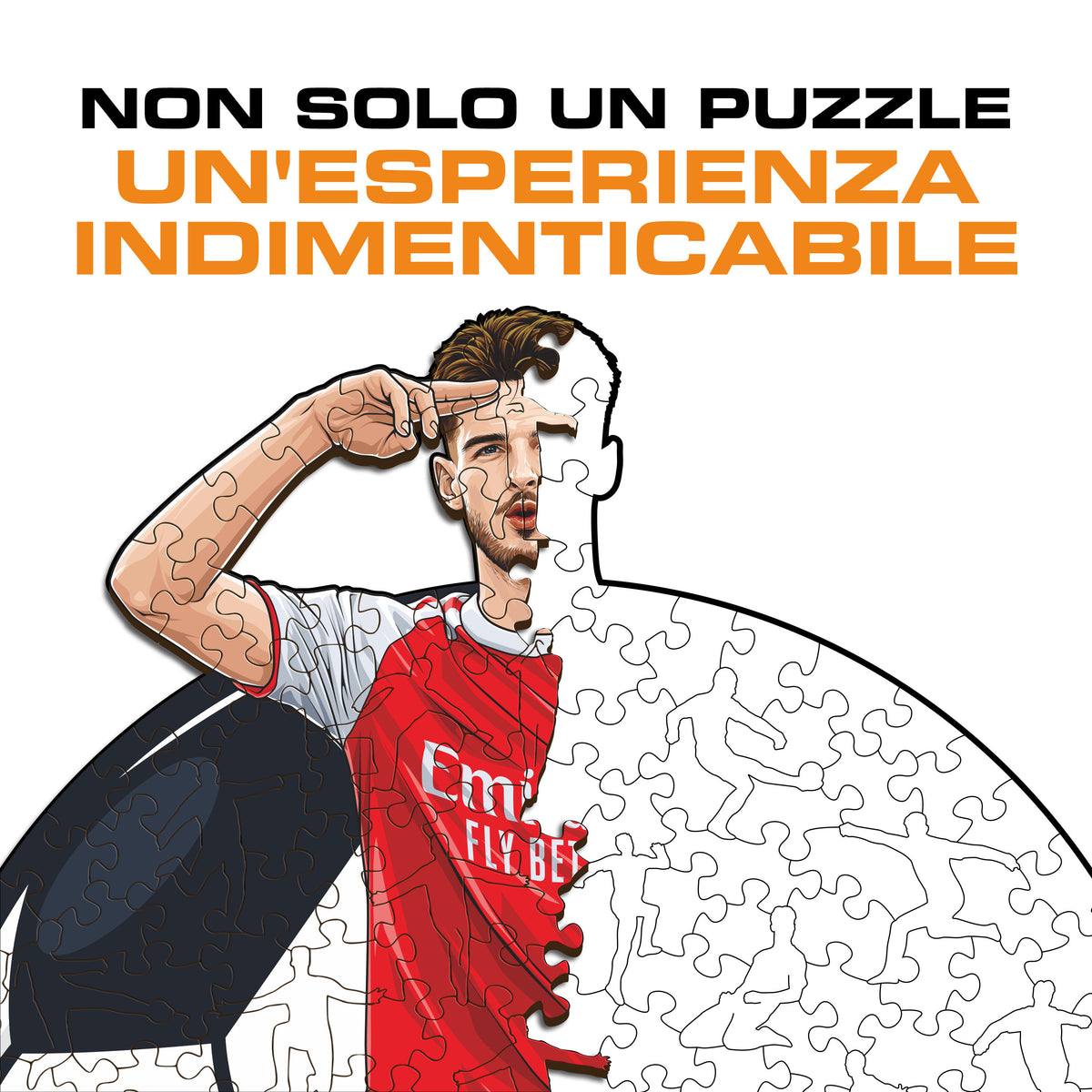 Declan Rice Puzzle di Legno