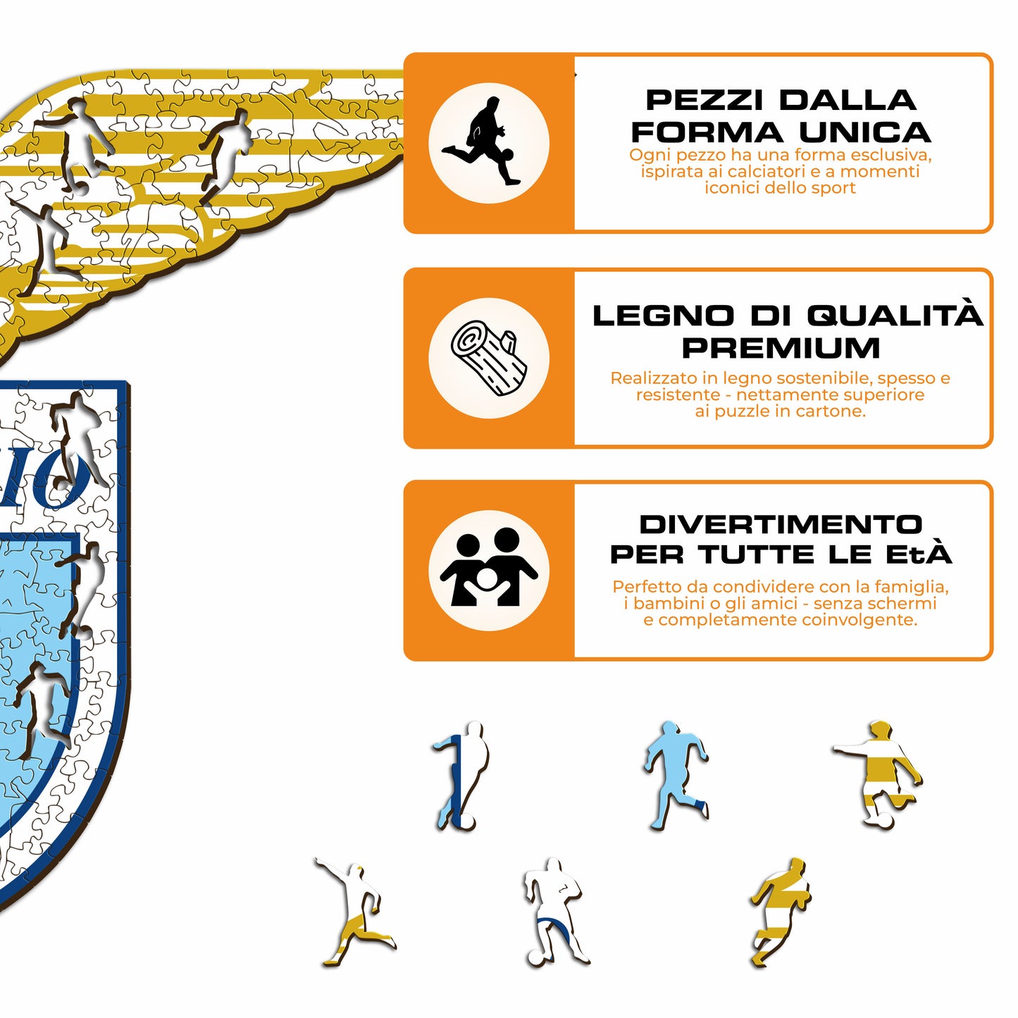 Logo Lazio® - Puzzle di Legno