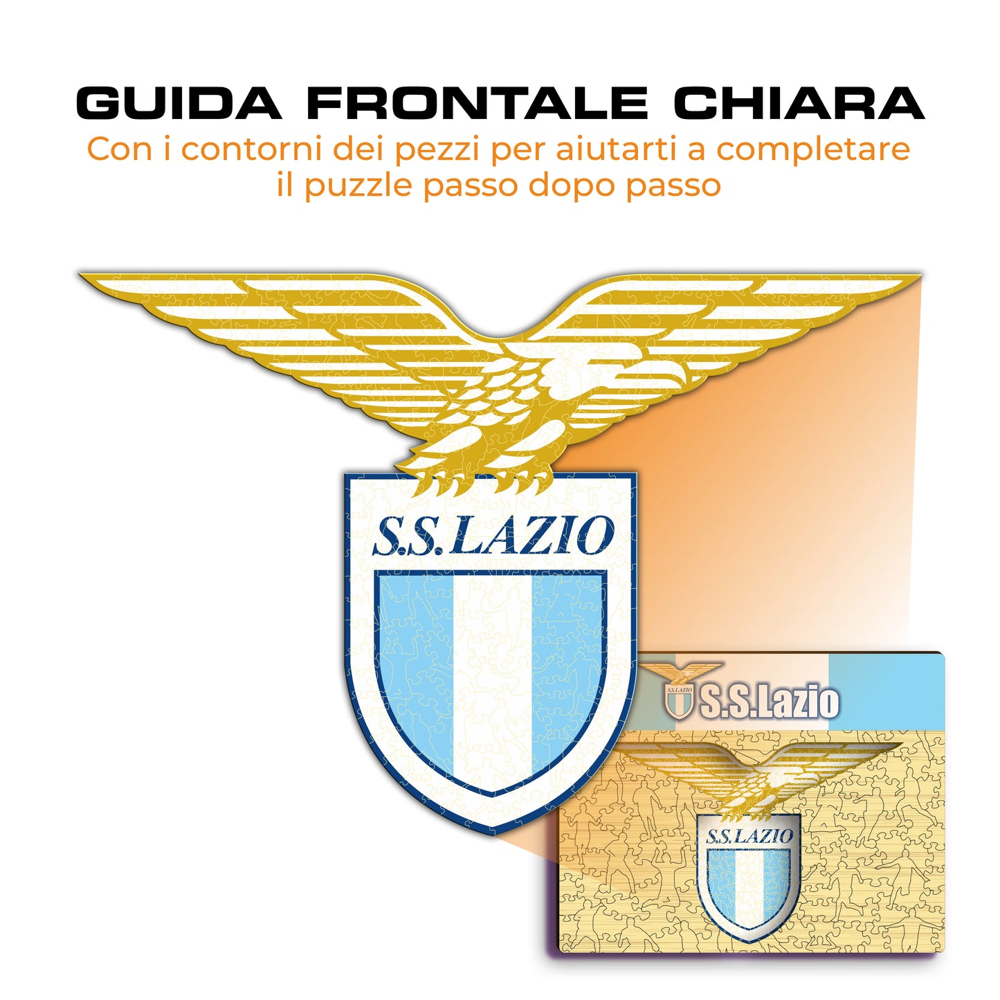 Logo Lazio® - Puzzle di Legno