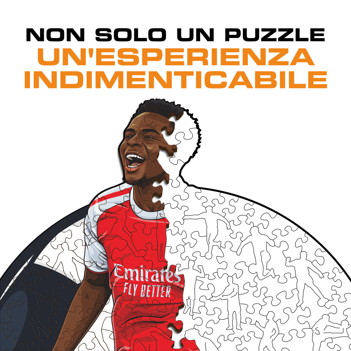 Bukayo Saka Puzzle di Legno