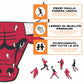 Chicago Bulls™ Logo - Puzzle di Legno