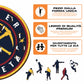 Denver Nuggets™ Logo - Puzzle di Legno
