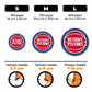 Detroit Pistons™ Logo - Puzzle di Legno