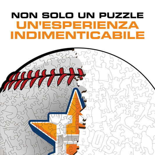 Houston Astros™ Palla - Puzzle di Legno