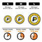 Indiana Pacers™ Logo - Puzzle di Legno